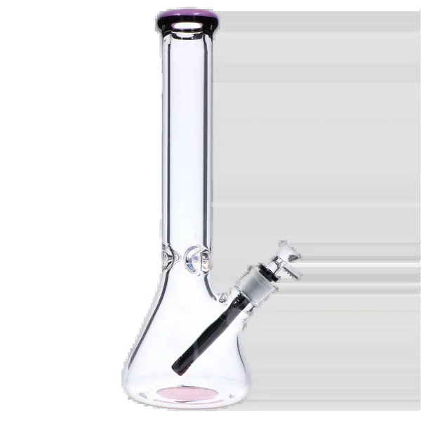 DankStop Beaker with Color Ring Bong - 16 in. - Image 17