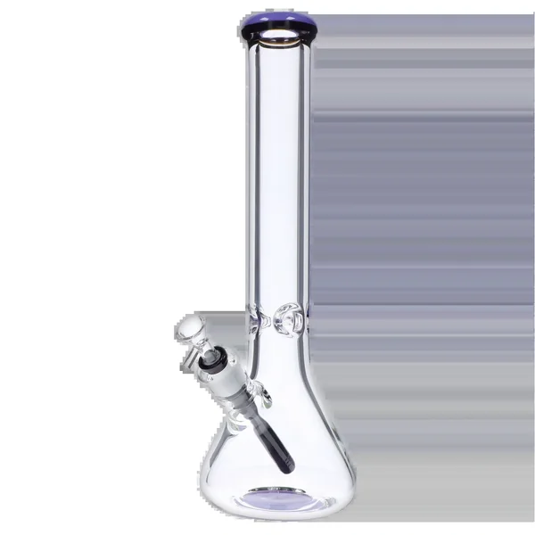 DankStop Beaker with Color Ring Bong - 16 in. - Image 19