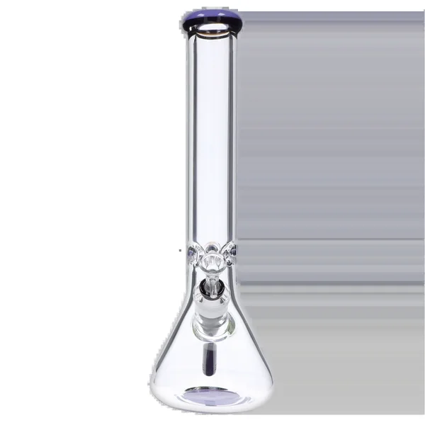DankStop Beaker with Color Ring Bong - 16 in. - Image 21