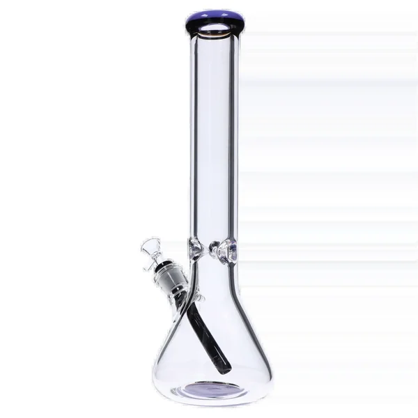 DankStop Beaker with Color Ring Bong - 16 in. - Image 23
