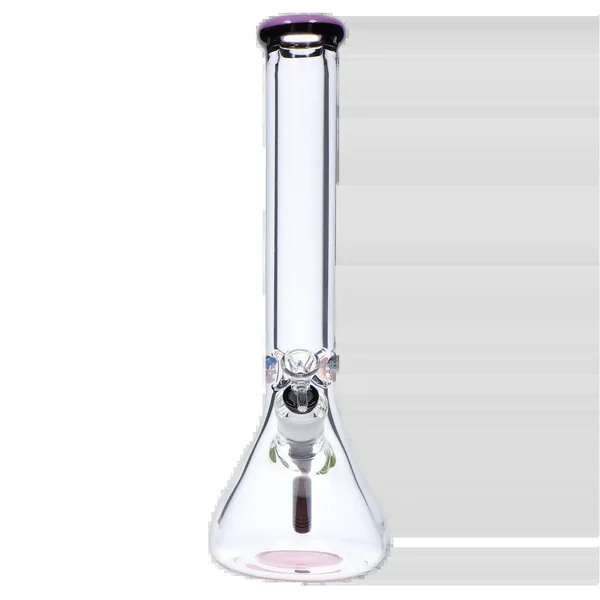 DankStop Beaker with Color Ring Bong - 16 in. - Image 5