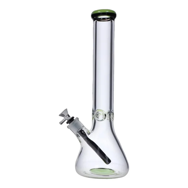DankStop Beaker with Color Ring Bong - 16 in. - Image 8