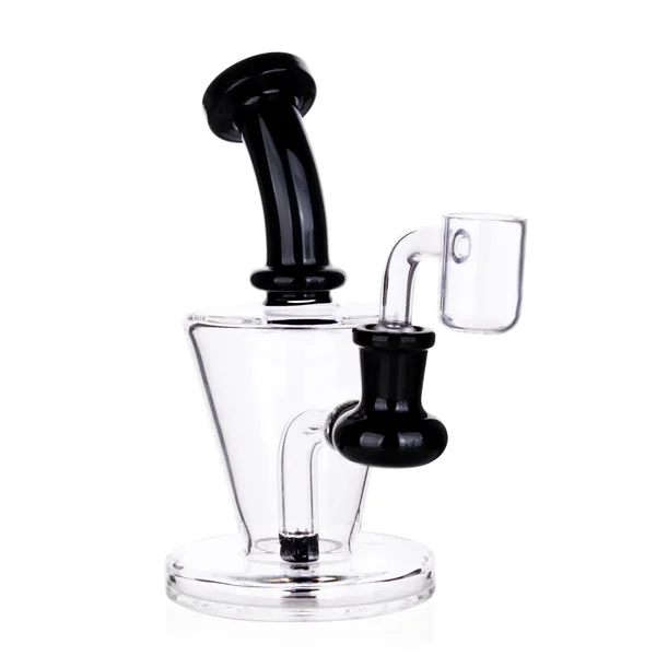 DankStop Bent Neck Diffused Dab Rig - 6 in. - Image 2