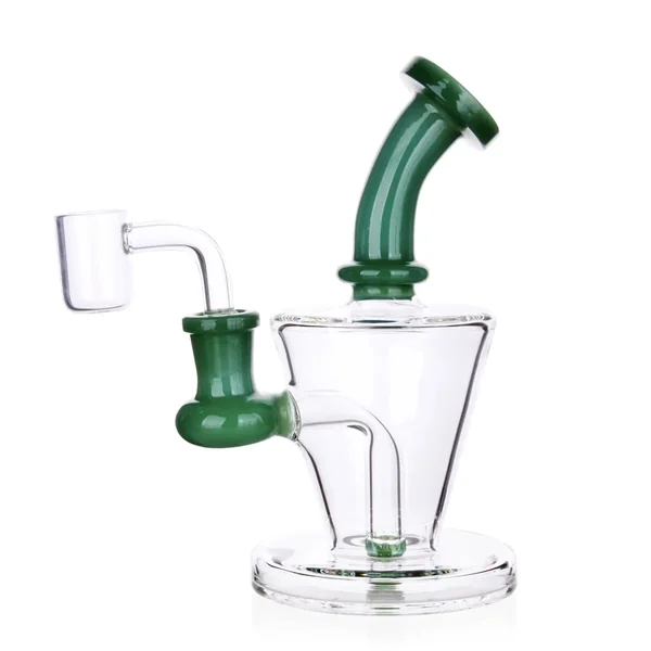 DankStop Bent Neck Diffused Dab Rig - 6 in. - Image 3