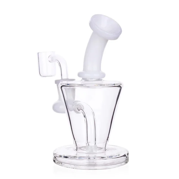 DankStop Bent Neck Diffused Dab Rig - 6 in. - Image 5