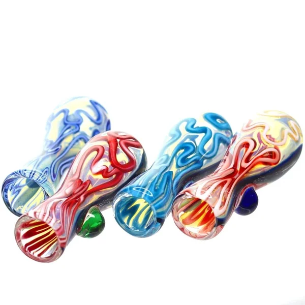 DankStop Brain Fold Chillum Pipe