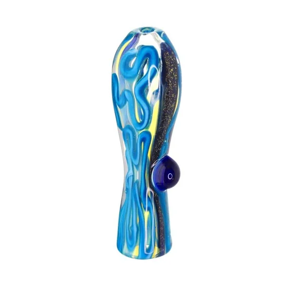 DankStop Brain Fold Chillum Pipe - Image 2