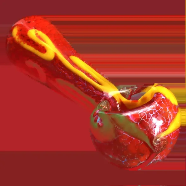 DankStop Color Frit Spoon Pipe - 3 in. - Image 2