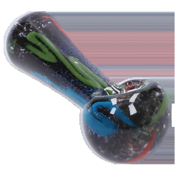 DankStop Color Frit Spoon Pipe - 3 in. - Image 5