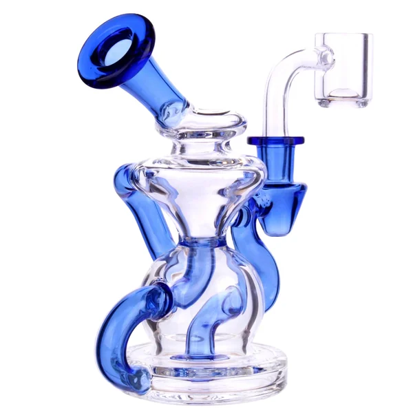 DankStop Color Tube Recycler Dab Rig - 5.2 in.
