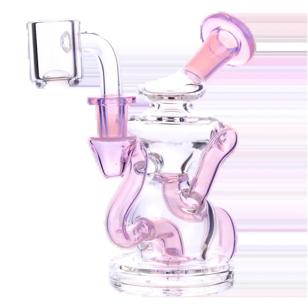 DankStop Color Tube Recycler Dab Rig - 5.2 in. - Image 2