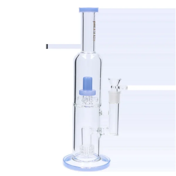 DankStop Dual Perc with Color Accents Bong - 15 in.