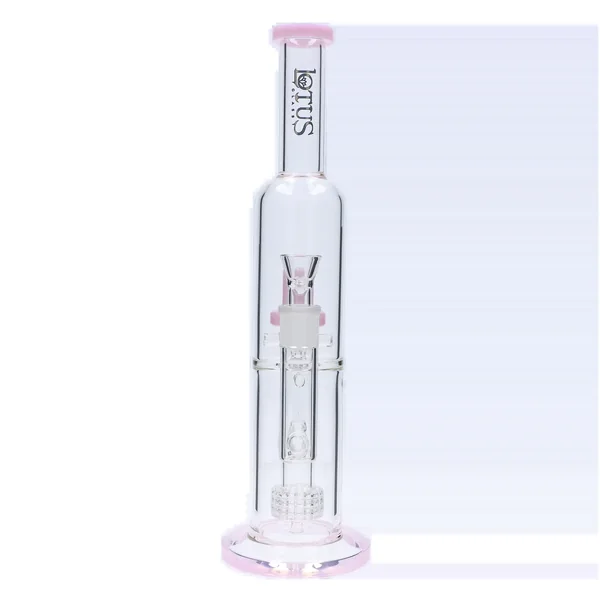 DankStop Dual Perc with Color Accents Bong - 15 in. - Image 9