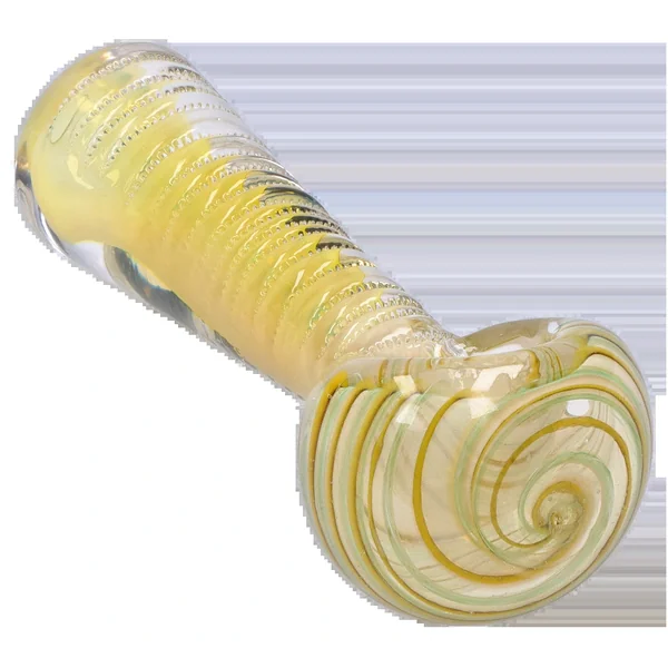 DankStop Engraved Fumed Spoon Pipe - 3 in. - Image 2