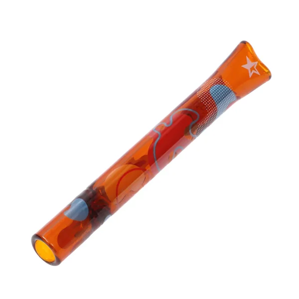 DankStop Famous Design Papaya Chillum - 4 in. - Image 6