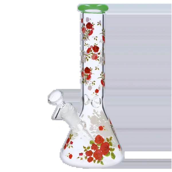 DankStop Flower Decal Bong - 10 in.