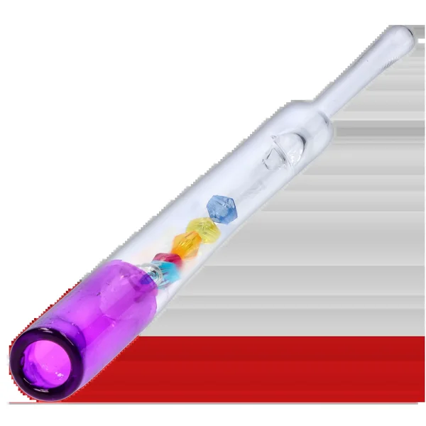 DankStop Glass Straw with Beads - Image 3