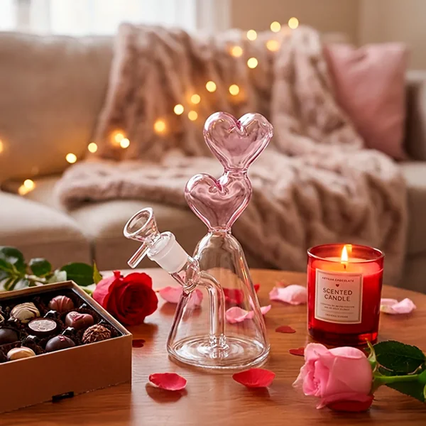 DankStop Hearts Converge Glass Bong - Image 3