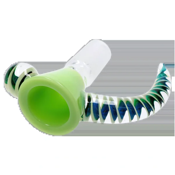 DankStop Horn Bowl - Milky Green