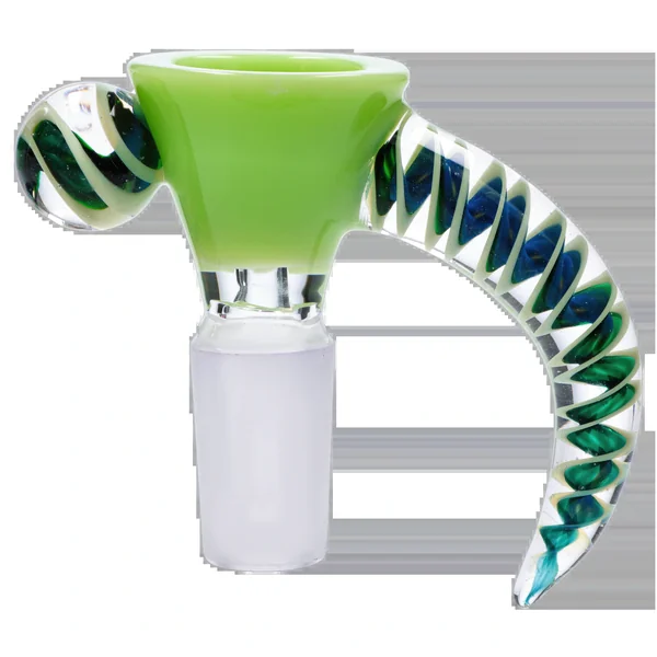 DankStop Horn Bowl - Milky Green - Image 2