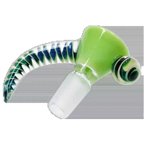 DankStop Horn Bowl - Milky Green - Image 3