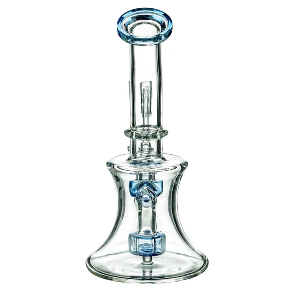 DankStop Hourglass Dab Rig With Colored Accents - Image 2