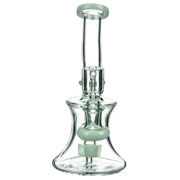 DankStop Hourglass Dab Rig With Colored Accents - Image 16