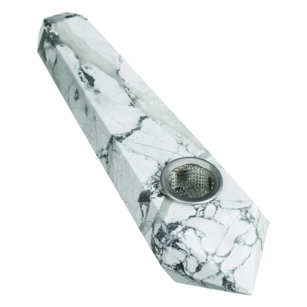 DankStop Howlite Stone Pipe