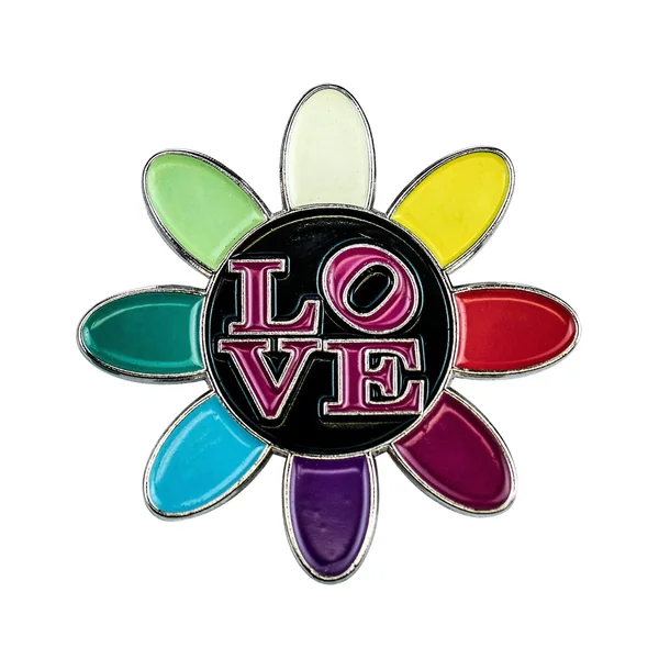 DankStop Love Daisy Metal Pin