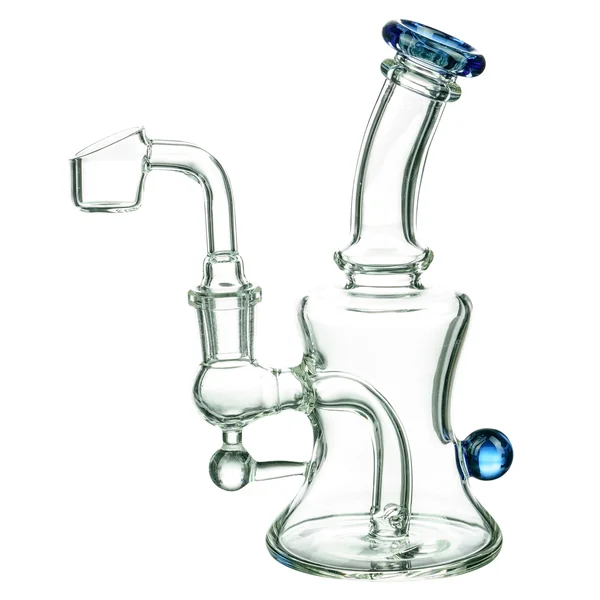 DankStop Marble Studded Dab Rig With Colored Accents - Image 4