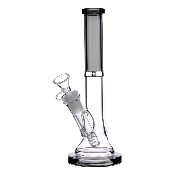 DankStop Slim Beaker with Colored Accents Bong - 10 in. - Image 4