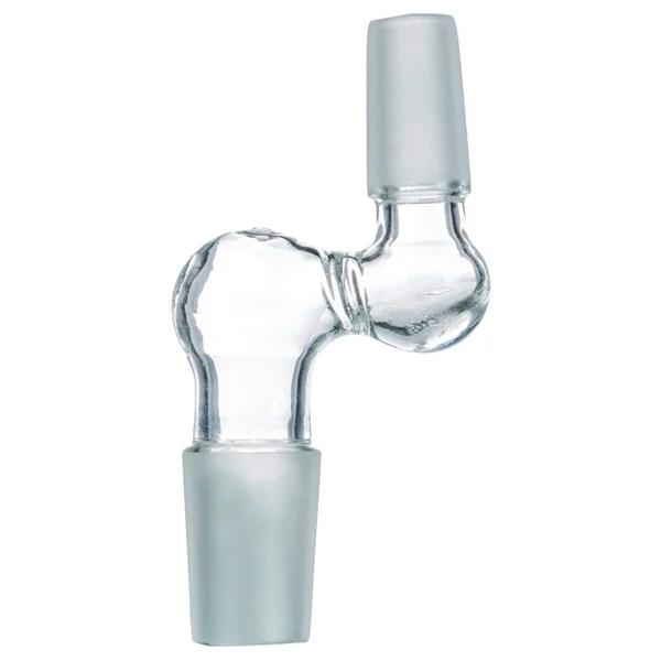 DankStop Step Up 90° Male to Male Adapter
