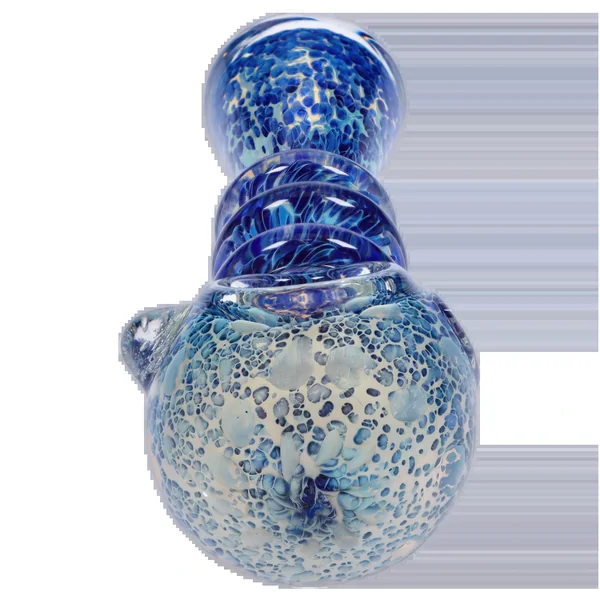 DankStop Triple Ringed Speckled Spoon Pipe - Image 4