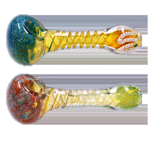 DankStop Twisting Frit Spoon Pipe - 3 in. - Image 3