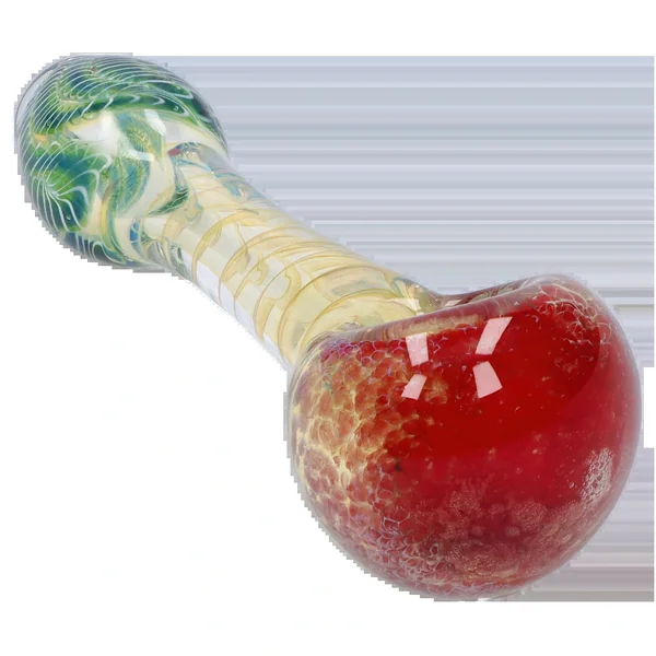 DankStop Twisting Frit Spoon Pipe - 3 in. - Image 4