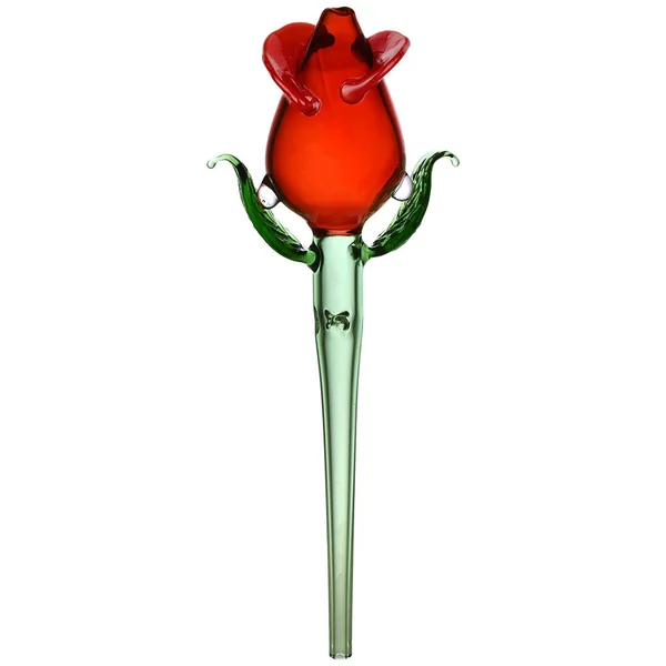 DankStop Valentine Rose Glass Dab Straw