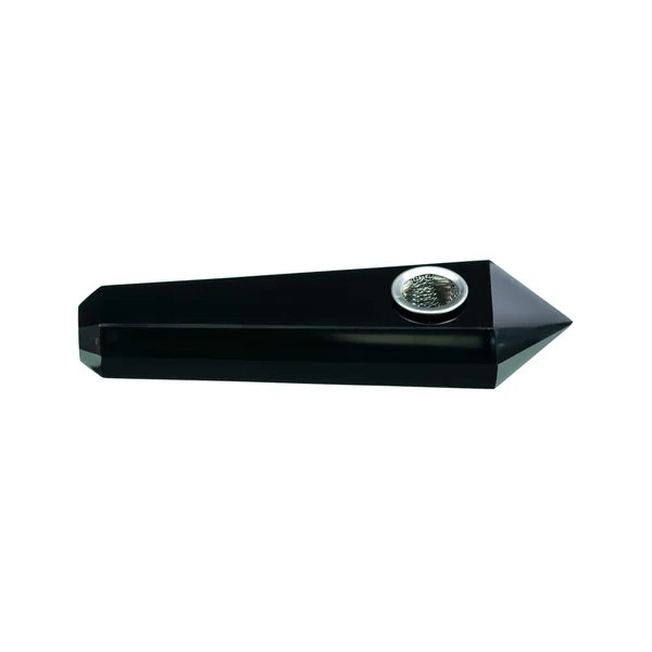 DankStop "Yin" Quartz Crystal Stone Pipe - Image 3