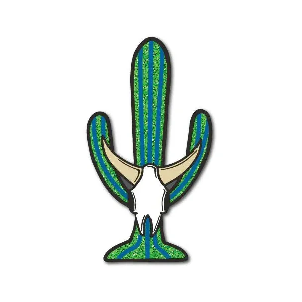 DARBY SAGUARO CACTUS WITH COW SKULL HAT PIN