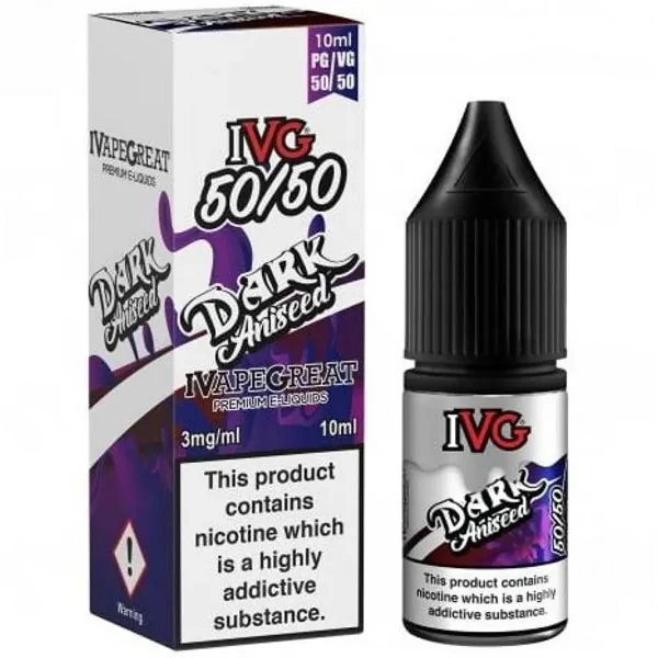 Dark Aniseed E Liquid 50/50 10ml By IVG