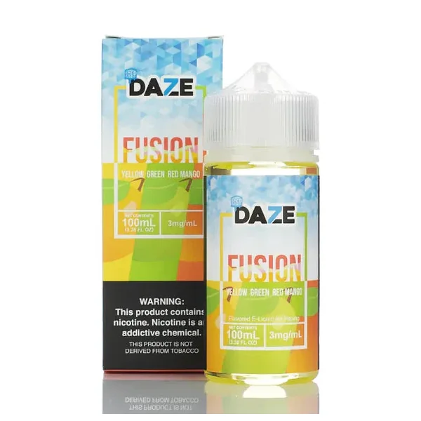 Daze Fusion Series Yellow Green Red Mango ICED