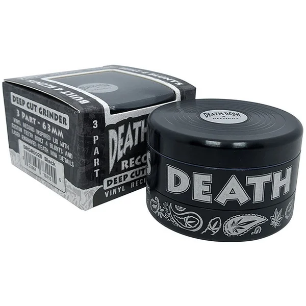 Death Row Records Deep Cutt Blunt Grinder 63mm 3 Part (SINGLE) - Image 6