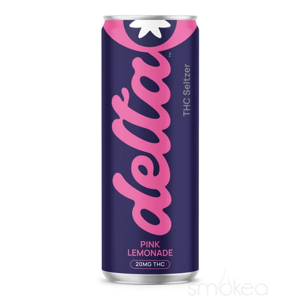 Delta Beverages 20mg THC Seltzer - Pink Lemonade