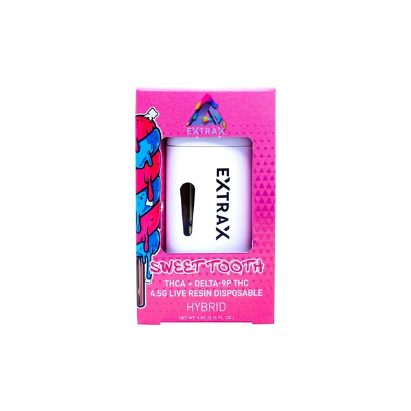 DELTA EXTRAX ADIOS BLEND THCA Delta-9P 4.5G Disposables - Image 3