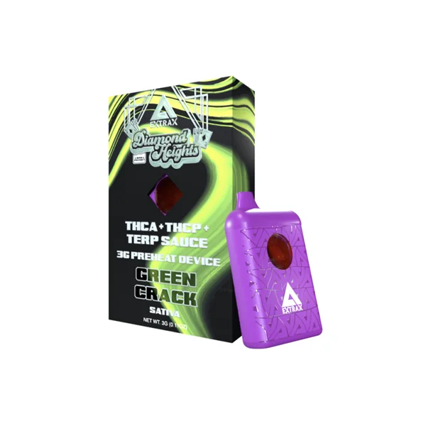 Delta Extrax Green Crack Diamond Heights THCA/THCP Terp Sauce 3G $17.99