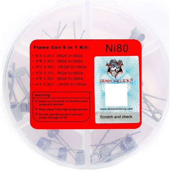 Demon Killer Coils 6 in 1 Prebuilt Coils 24 Pieces - Image 6