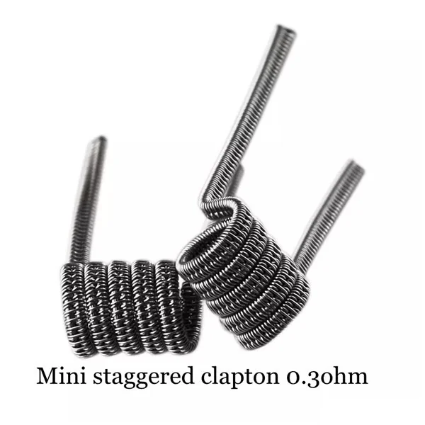 Demon Killer Handcraft Mini Staggered Clapton Prebuilt Wire Set Ni80 0.30 Ohms - Image 2