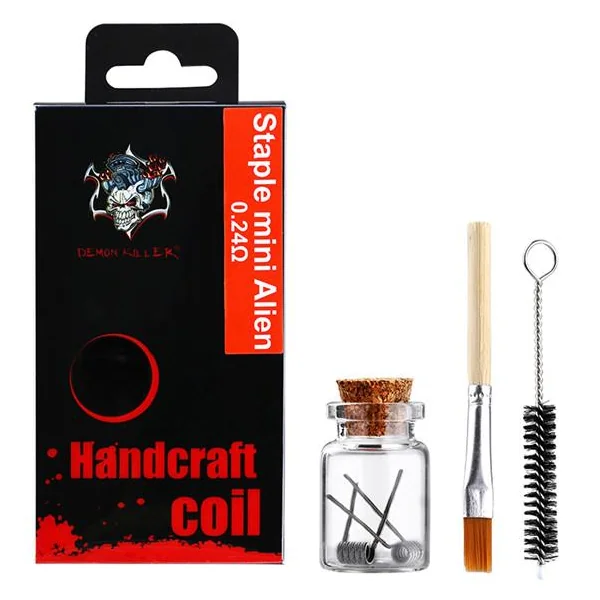 Demon Killer Handcraft Staple Mini Alien Prebuilt Wire Set Ni80 0.24 Ohms
