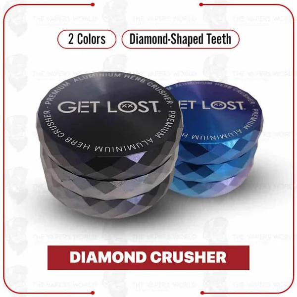 Diamond Crusher Premium Aluminium Grinder by Get Lost