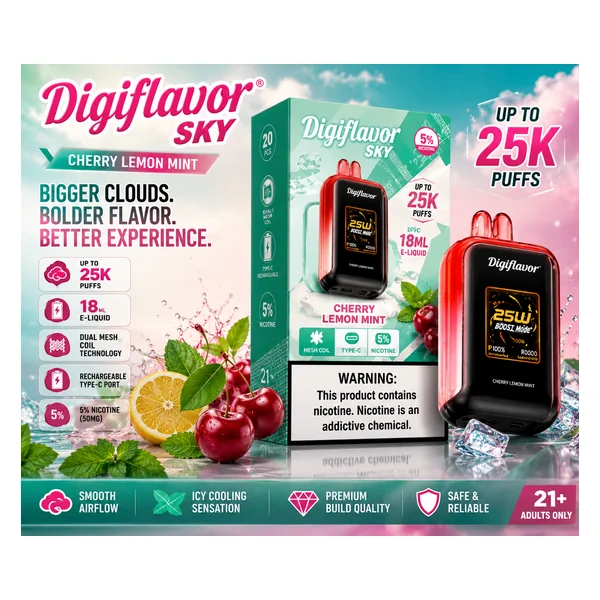 DigiFlavor Sky By GEEKBAR Disposable Vape 25000 puffs