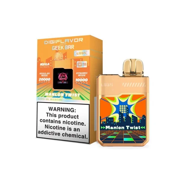 Digiflavor x Geek Bar Lush 20000 Puffs Rechargeable Vape Disposable 18mL - Image 6
